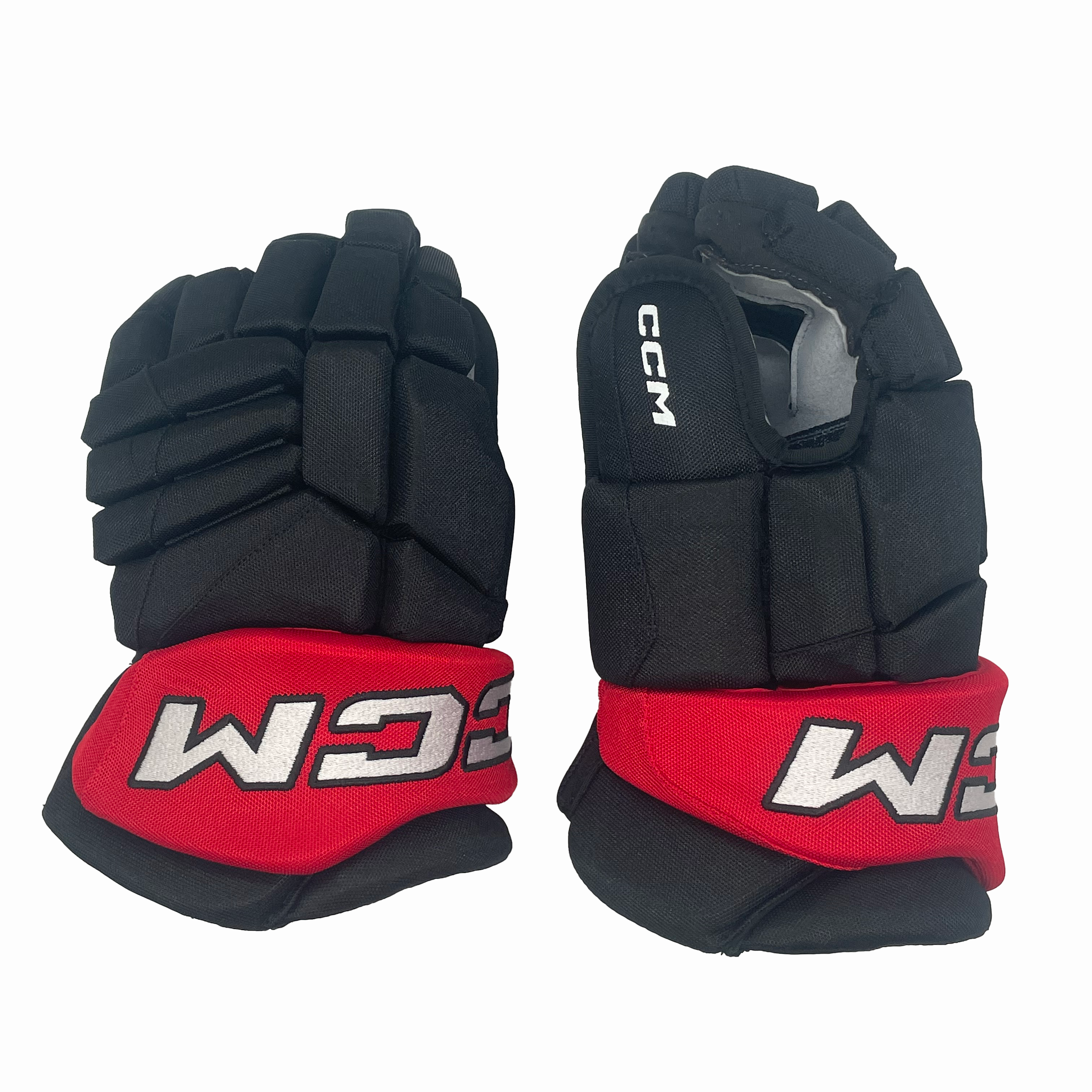 CCM HGJS - Gants WHL Pro Stock (noir/rouge)